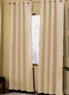 Lot 2 - Alcove Grommet Panel Pairs - 80" x 63" - Cream - 4UB560NIV0010