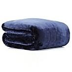 VELVETLOFT(R) PLUSH THROW BLANKET IN NAVY                                                           