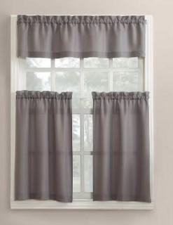 No. 918 Millennial Martine Kitchen Curtain (LCTN1083_20502434) - Teal - 59" x 84"