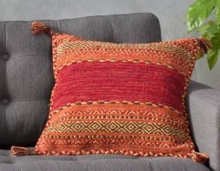 Birch Lane Fogarty Pillow Cover (BL7469_14134697_14134701) - red