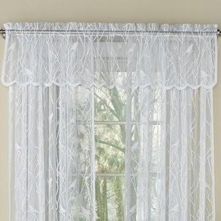 Sweet Home Collection Knit Lace Song Bird Motif Curtain Valance (SWET2147_18690573)