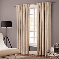 DESIGNER'S SELECT CLAUDIA 108-INCH BACK TAB WINDOW CURTAIN PANEL IN LINEN