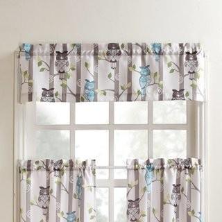 No. 918 Millennial Hoot Owl 56 Window Valance (SUNZ1117) - 2pcs - 56" x 14"