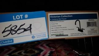 Kingston Brass - Victorian Collection - 4" Center Bar Faucet - Rubbed Bronze
