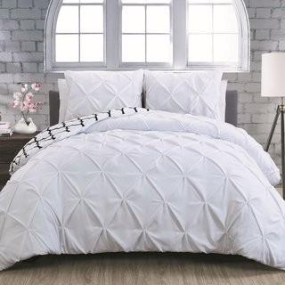 Charlton Home Aaron 3 Piece Reversible Duvet Cover Set (CHLH8178_19903097_19903100) - Queen - Taupe