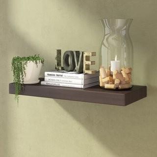 Andover Mills Floating Shelf (ADML8173_22249464_24691069) - Espresso - 36"