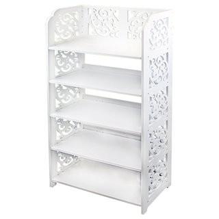 Rebrilliant Multipurpose 5 Tier Shoe Rack (REBR5206_25692911) - White