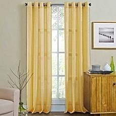 WESTON 84-INCH GROMMET TOP WINDOW CURTAIN PANEL IN GOLD