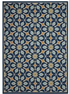 Nourison - Caribbean Collection - CRB07 - Navy - 7'10" x 10'6" 