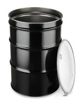 45 Gallon Steel Drum with Lid
