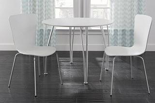 Novogratz Bentwood Solid Wood Dining Chair- Set of 2- White (NVGR1021_22021026)