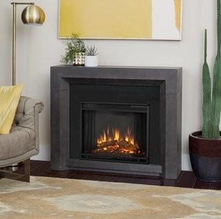 Real Flame Hughes Electric Fireplace (JFP1886_18431906)