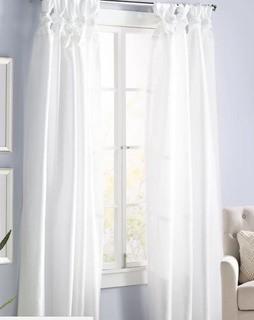 Lark Manor Rivau Single Curtain Panel - Set of 2 - White (LARK83021972498819724991)