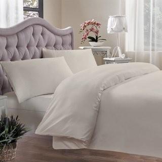 Brielle Egyptian Quality Cotton Sateen 400 Thread Count Duvet Cover - Ivory - Full/Queen (BRLL1277_21733528_21733531)