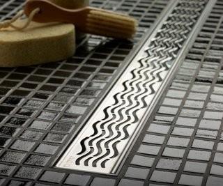 QuARTz by ACO Wavy Linear 36 Grid Shower Drain (ARTZ1001)
