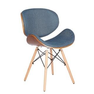 George Oliver Mucklen Upholstered Dining Chair (GOLV1516_22324843) - Blue