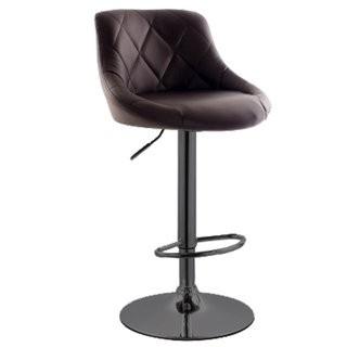 Latitude Run Secaucus Adjustable Height Bar Stool (LDER5482_24084508_24084510) - Brown