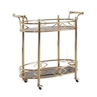 Willa Arlo Interiors Desiderio Bar Cart (WLAO1966) - Gold 