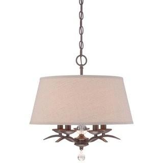 Charlton Home Timberlake 5-Light Drum Pendant (CHRL5325)