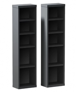Zipcode Design Elma Multimedia Storage Standard Bookcase (ZIPC3548_17871774) - Blk