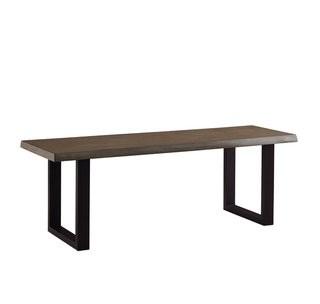 Standard Furniture Sierra Wood/Metal Bench (SJ7596)