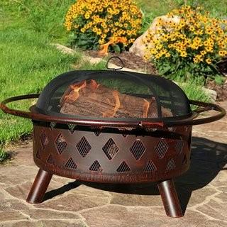 SunnyDaze Decor Northland Steel Fire Pit (NHSL1025) - Used 