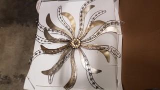 Metal Flower Wall Art 32"x32" 