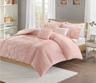 Intelligent Design - Comforter Set - ID10-1284 - Pink 