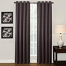 ASHTON 84-INCH GROMMET TOP ROOM DARKENING WINDOW CURTAIN PANEL IN GRAPHITE