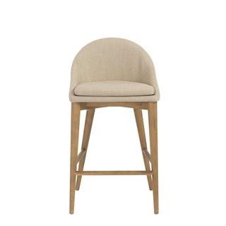 Brayden Studio Cogdill 26 Bar Stool (BRAY2255_20979758) - Grey