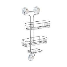 INTERDESIGN(R) TURN-N-LOCK 3-TIER SUCTION SHOWER CADDY
