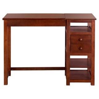 Dorel Living Drafting & Craft Counter Height Computer Desk (DRIA1002) - Espresso
