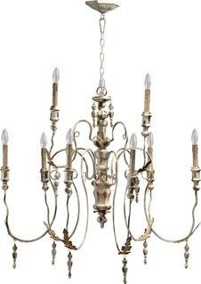 One Allium Way Paladino 9-Light Candle-Style Chandelier - French Umber color(OAWY8501_21308627)