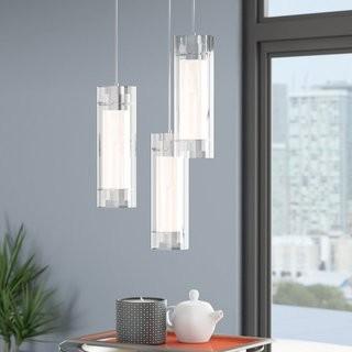 Orren Ellis Fennia 3-Light Kitchen Island Pendant (OREL8605_23158387) - Bronze