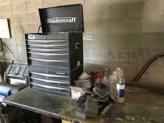 Lot of Mastercraft Tool Chest and Asst. 