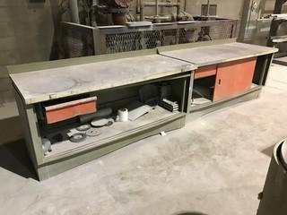 Lot of (2) 72" X 30" Shop Table