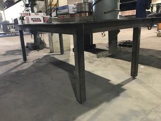 4' x 97" Steel Shop Table
