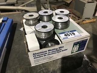 Lot of Asst. Aluminum Welding Wire Spools