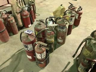 Lot of (10) Asst. Fire Extinguishers