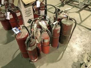 Lot of (11) Asst. Fire Extinguishers