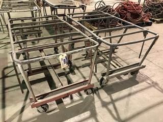 Lot of (2) Material Carts