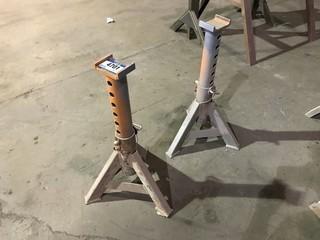 Lot of (2) Adjustable Stands