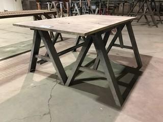 4' X 29.5" Shop Built Work Platform