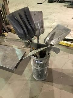 Lot of Asst. Grain Shovels