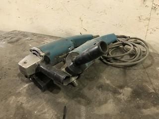 Lot of (2) Makita Angle Grinders