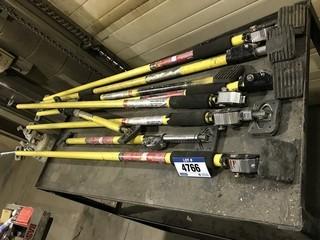 Lot of (9) Asst. Quick Support Rods