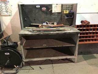 5' X 26" Steel Shop Work Bench