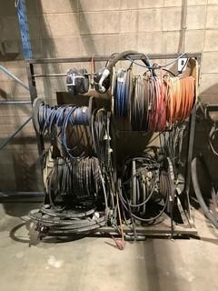 Hose Reel Rack w/ Asst. Hose