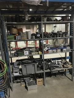 Contents of (2) Sections of EZ-Rect Shelving Including Chain, Asst. Hardware, Gaskets, Flanges, Camlocks, etc.