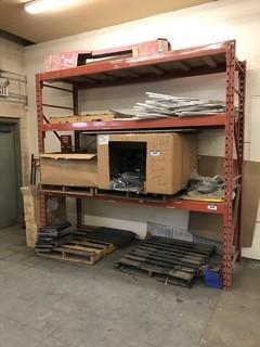 Pallet Racking w/ Contents including  Wiring, Mudflaps, etc.